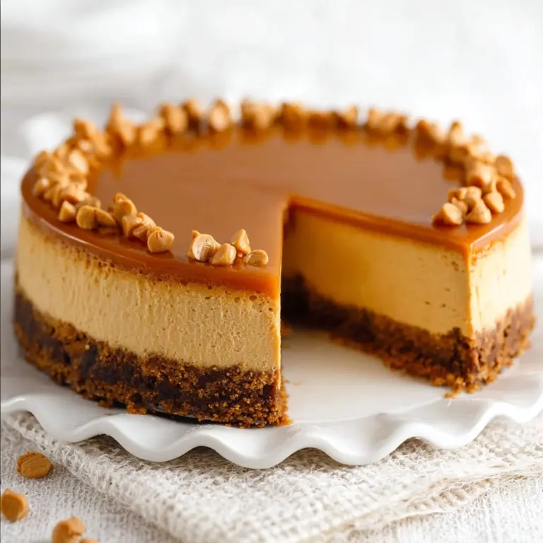 Loaded Butterscotch Cheesecake Recipe
