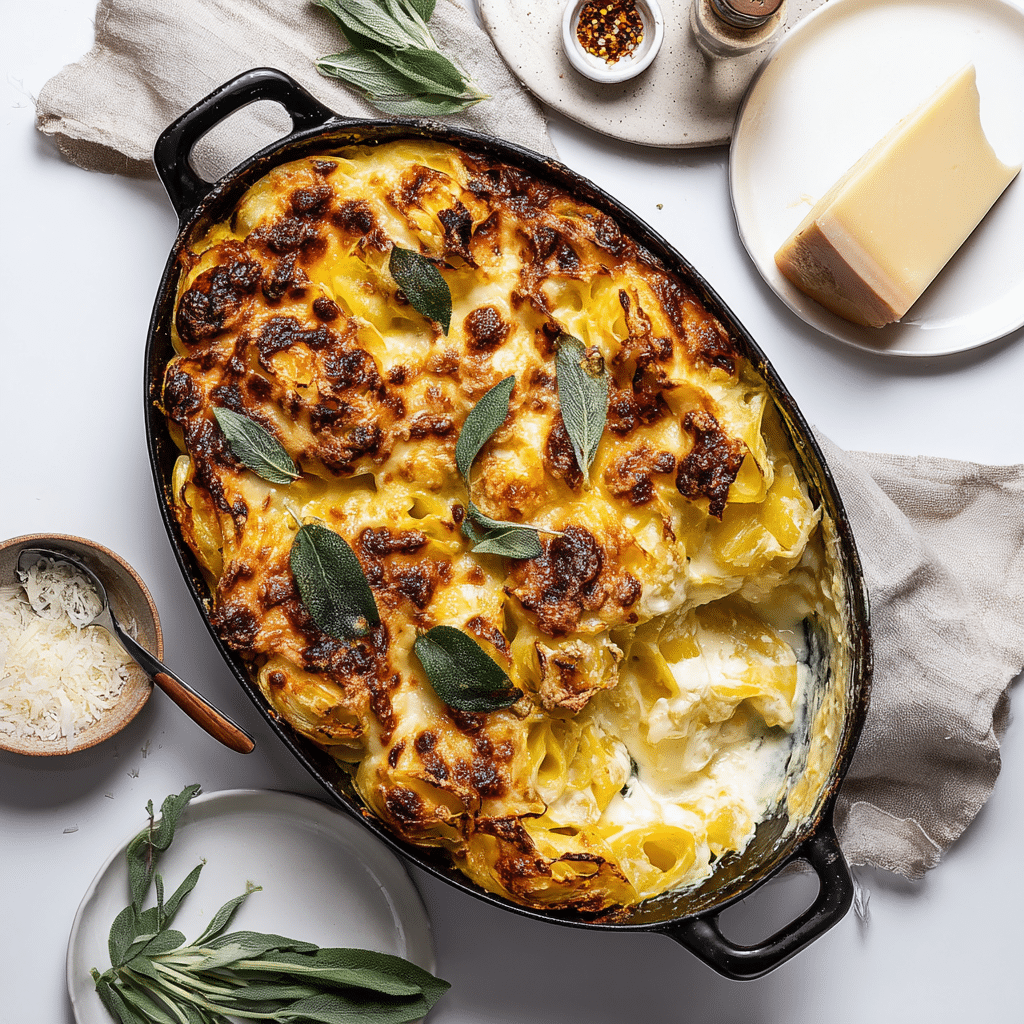 Pumpkin Sage Lasagna Roll Up Pull Apart Recipe - Recipe Image
