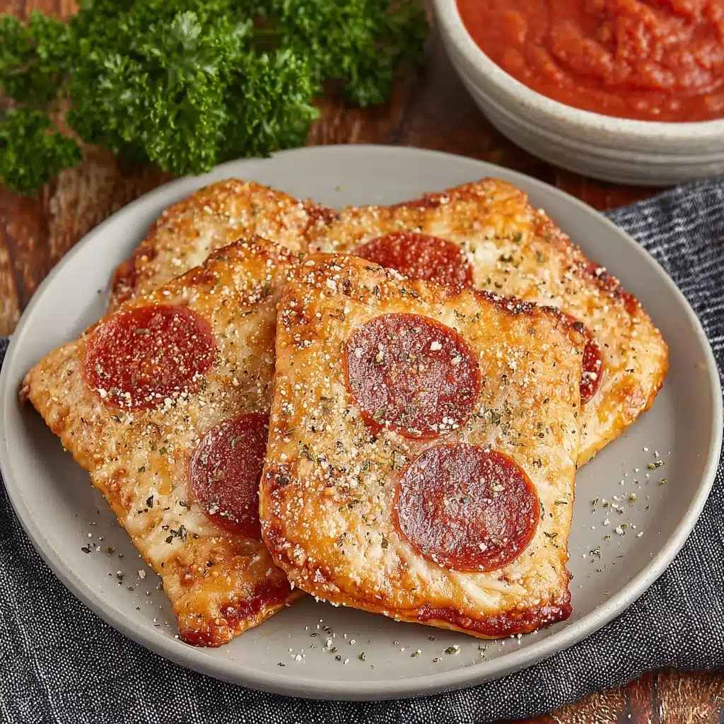 Keto Pizza Crackers Recipe - Recipe Image