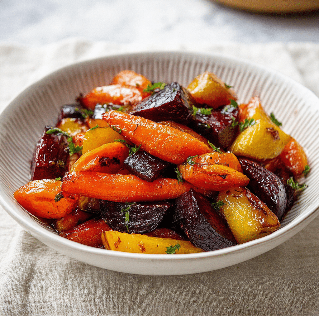 Honey Roasted Carrots and Beets Recipe