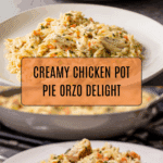Creamy Chicken Pot Pie Orzo Recipe