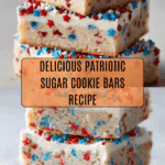 Patriotic Sugar Cookie Bars Recipe