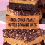 Peanut Butter Brownie Bars Recipe