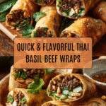 20 Minute Thai Basil Beef Rolls Recipe