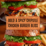 Spicy Chipotle Chicken Burger Recipe