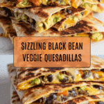 Black Bean Veggie Quesadilla Recipe