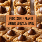 Peanut Butter Blossom Bars Recipe