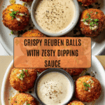 Reuben Balls with Spicy Thousand Island Dipping Sauce Recipe