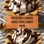 Cannoli Cookie Cups Recipe