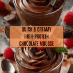 High-Protein Chocolate Mousse (5-Minute No-Cook Recipe) Recipe