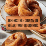 Cinnamon Sugar Twist Doughnuts Recipe