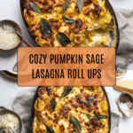 Pumpkin Sage Lasagna Roll Up Pull Apart Recipe
