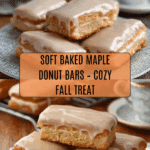Soft Baked Maple Donut Bars Recipe