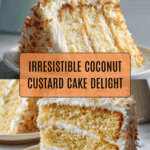 Coconut Custard Cake Recipe