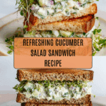 Easy Cucumber Salad Sandwiches Recipe