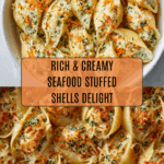 Creamy Seafood Stuffed Shells Recipe