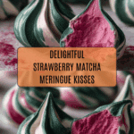 Strawberry Matcha Meringues Recipe