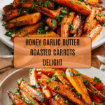 Honey Garlic Butter Roasted Carrots Recipe