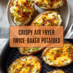 Air Fryer Twice Baked Potatoes Recipe