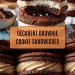 Brownie Cookie Sandwiches with Cookie Dough Buttercream Recipe