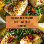 Creamy Keto Tuscan Cod Recipe – Low-Carb, Delicious Dish Recipe