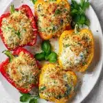 Herby Ricotta Stuffed Peppers Recipe