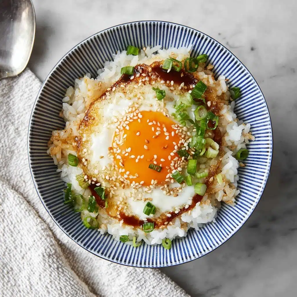 10-min. Easy Korean Egg Rice (Gyeran Bap) - Recipe Image