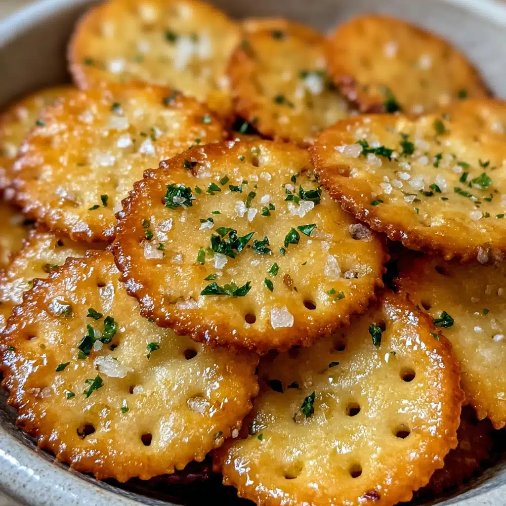 Garlic Ritz Snacks Recipe - Recipe Image
