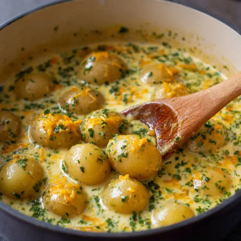 Creamy Baby Potatoes Recipe