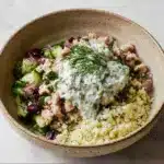 Healthy Greek Ground Chicken Bowls Recipe