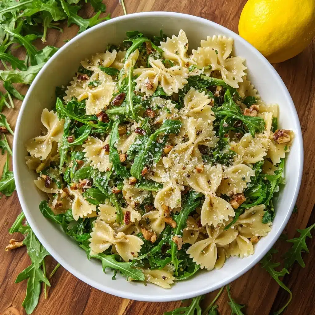 Lemon Arugula Pasta Salad Recipe - Recipe Image