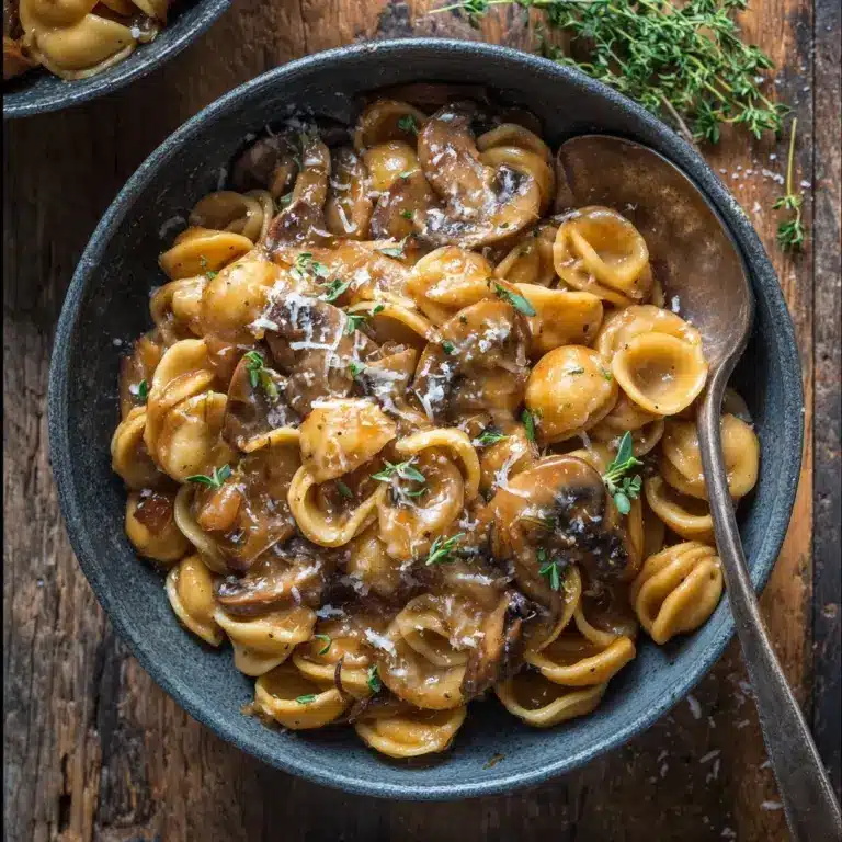 One Pot French Onion Pasta Recipe
