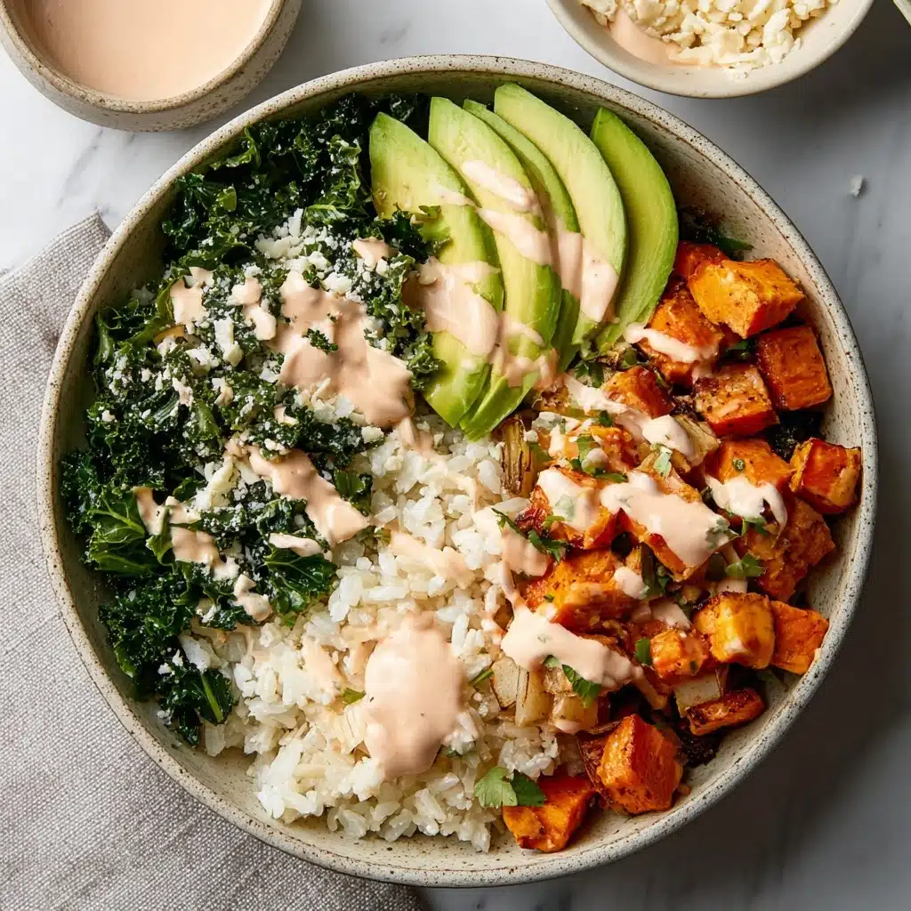 Roasted Chicken, Sweet Potato, and Kale Bowls Recipe - Recipe Image
