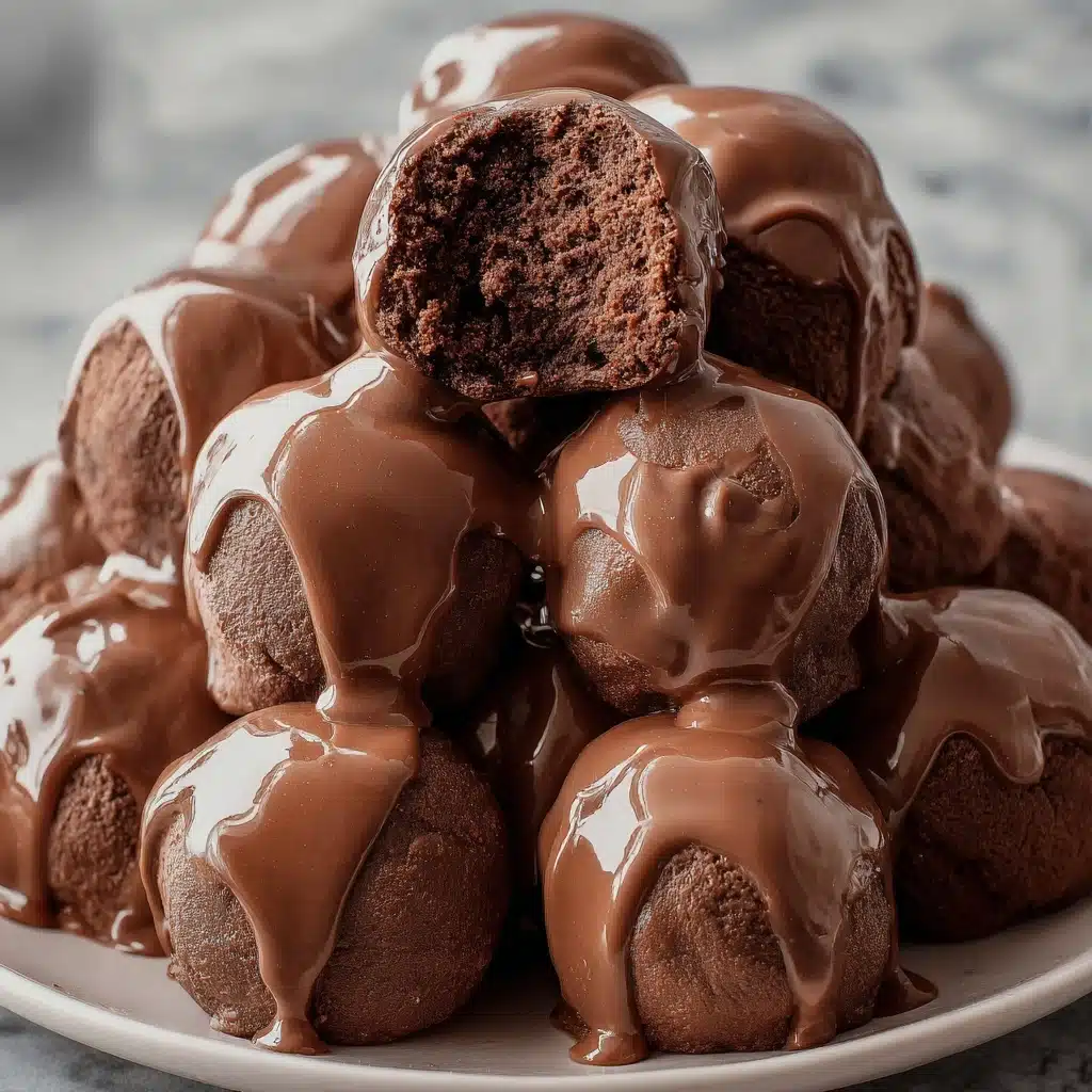 No-Bake Cottage Cheese Brownie Batter Protein Bites Recipe - Recipe Image