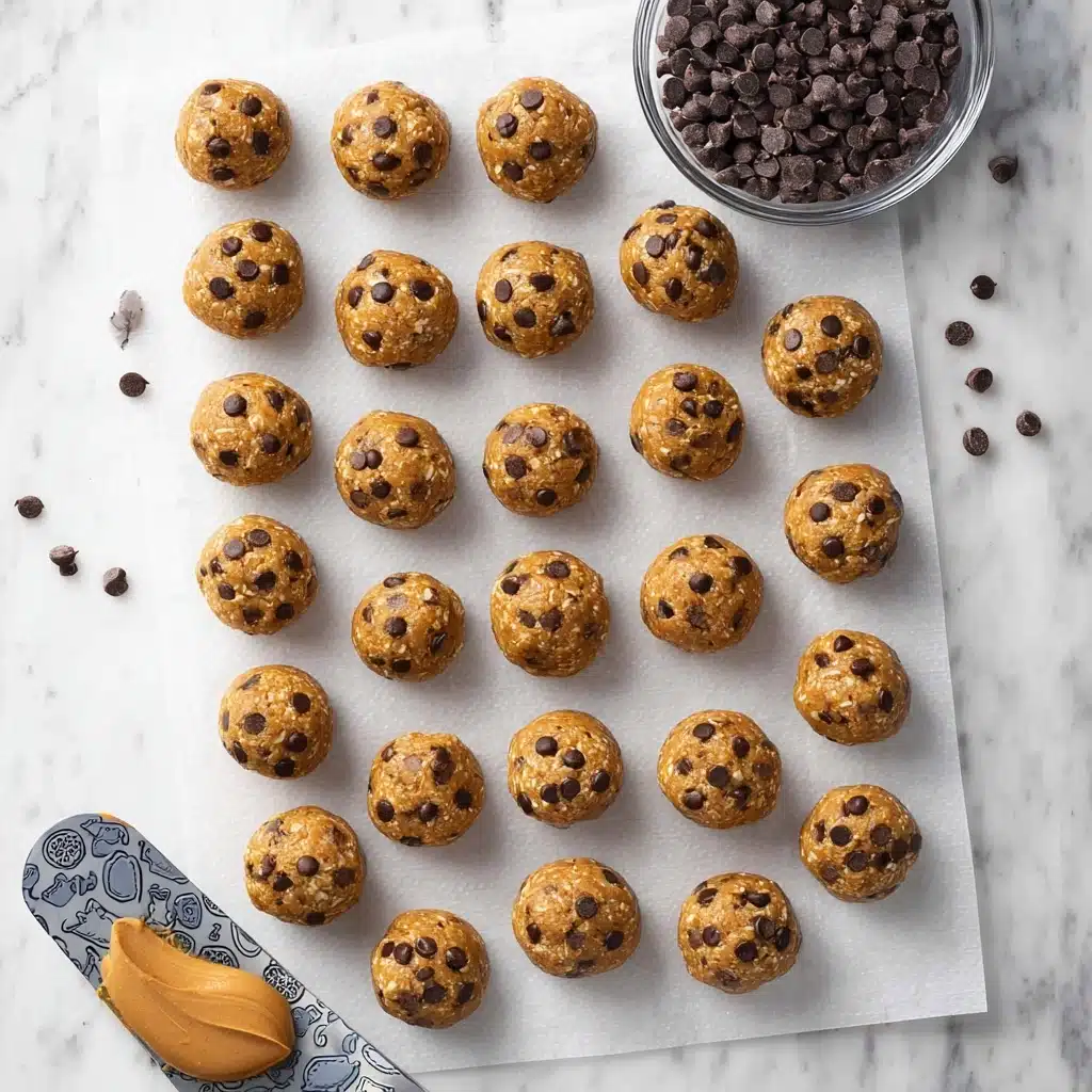 4-Ingredient Peanut Butter Chocolate Energy Bites Recipe