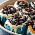 Cookie Monster Cinnamon Rolls Recipe