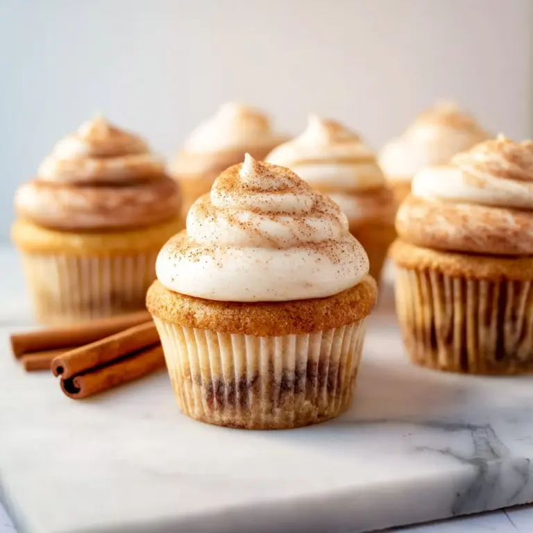 Cinnamon Roll Cupcake Recipe