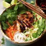 Vietnamese Noodles with Lemongrass Chicken Recipe