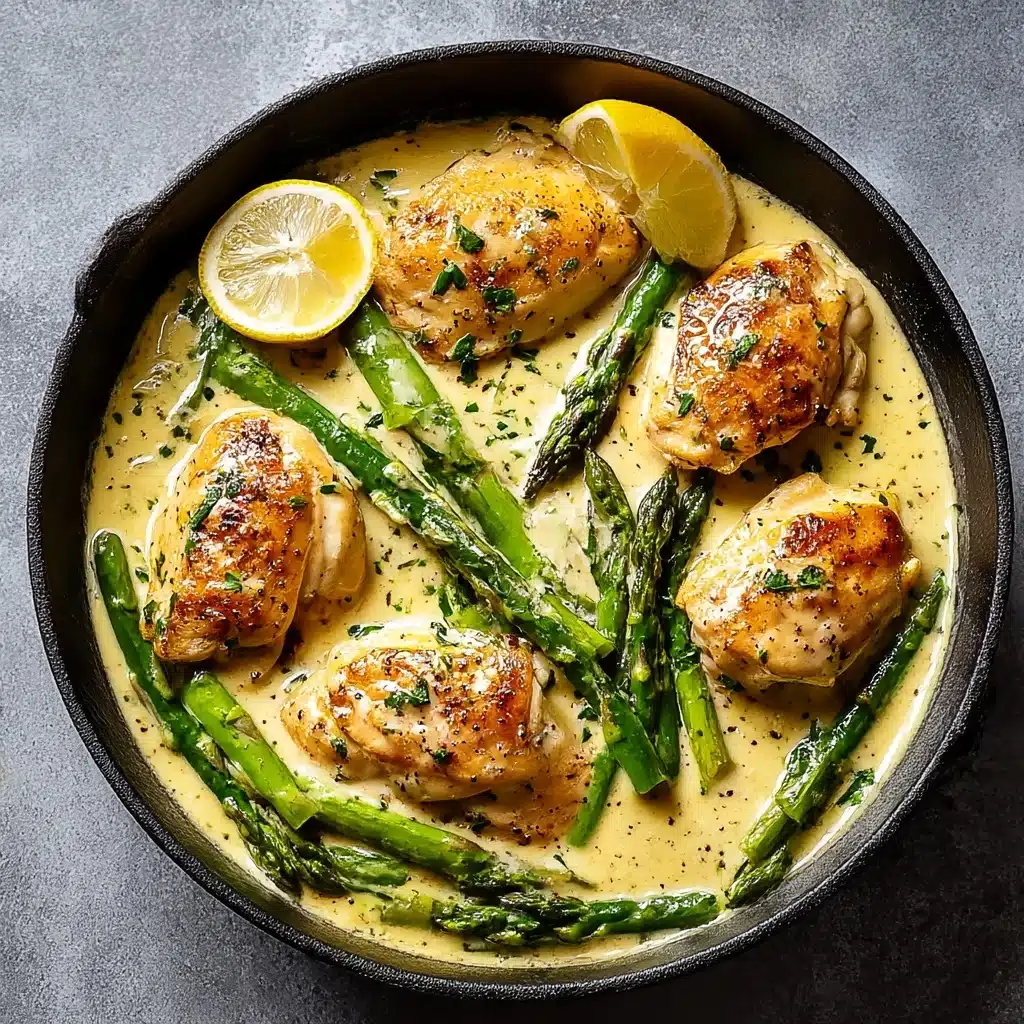 Creamy Chicken with Asparagus Recipe