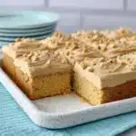 Peanut Butter Sheet Cake with Peanut Butter Frosting Recipe