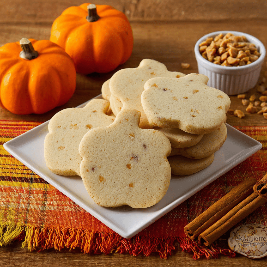 Pumpkin Spice Toffee Roll-Out Cookie Recipe - Recipe Image