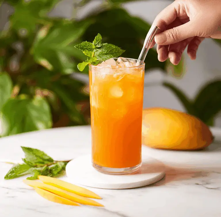 Easy Mango Iced Tea Recipe