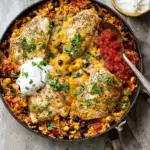 Baked Salsa Chicken and Rice Recipe