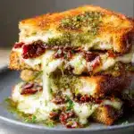 Sun Dried Tomato Bacon Pesto Grilled Cheese Recipe