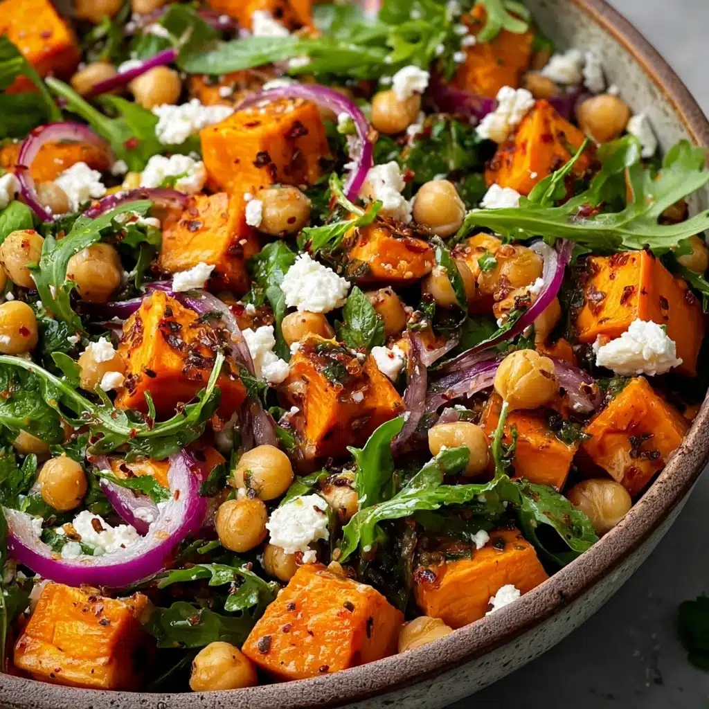 Sweet Potato and Chickpea Salad with Feta and Herbs Recipe - Recipe Image