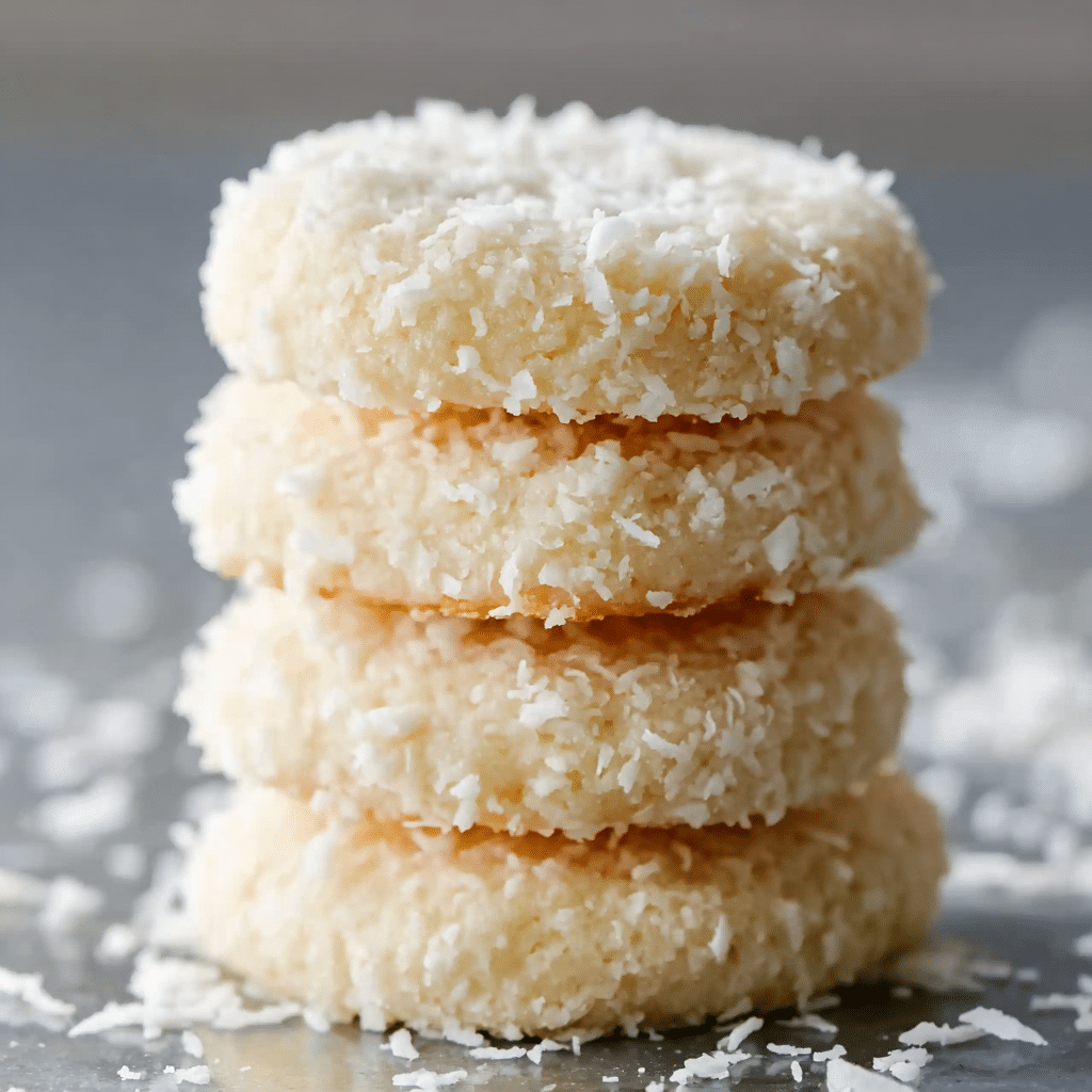 Easy No-Bake Coconut Cookies Recipe - Recipe Image