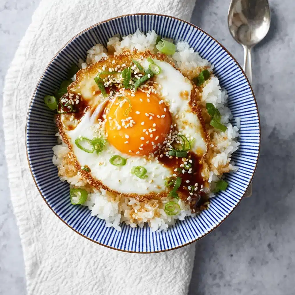 10-min. Easy Korean Egg Rice (Gyeran Bap) - Recipe Image