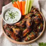 The Best Crispy Dry Rub Baked Chicken Wings Recipe