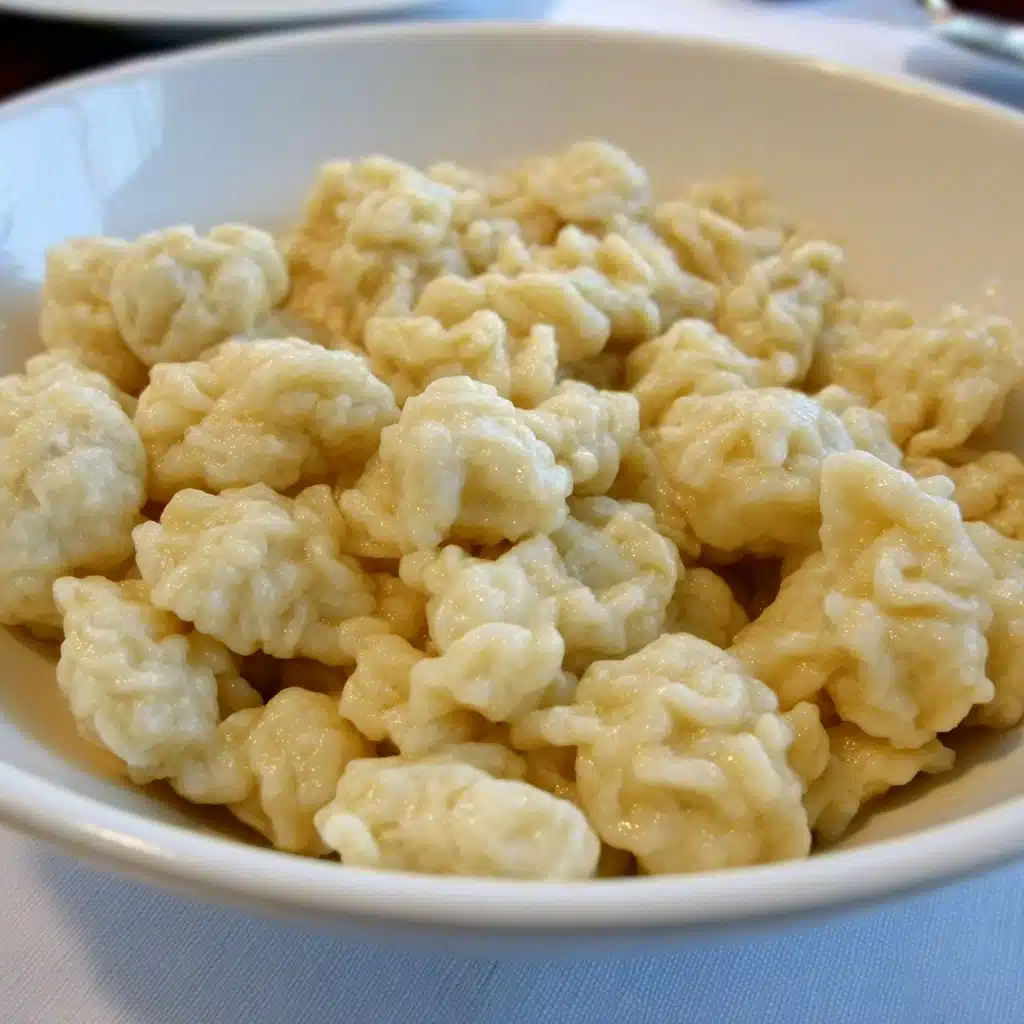 Hungarian Egg Noodle Dumplings - Nokedli Recipe - Recipe Image