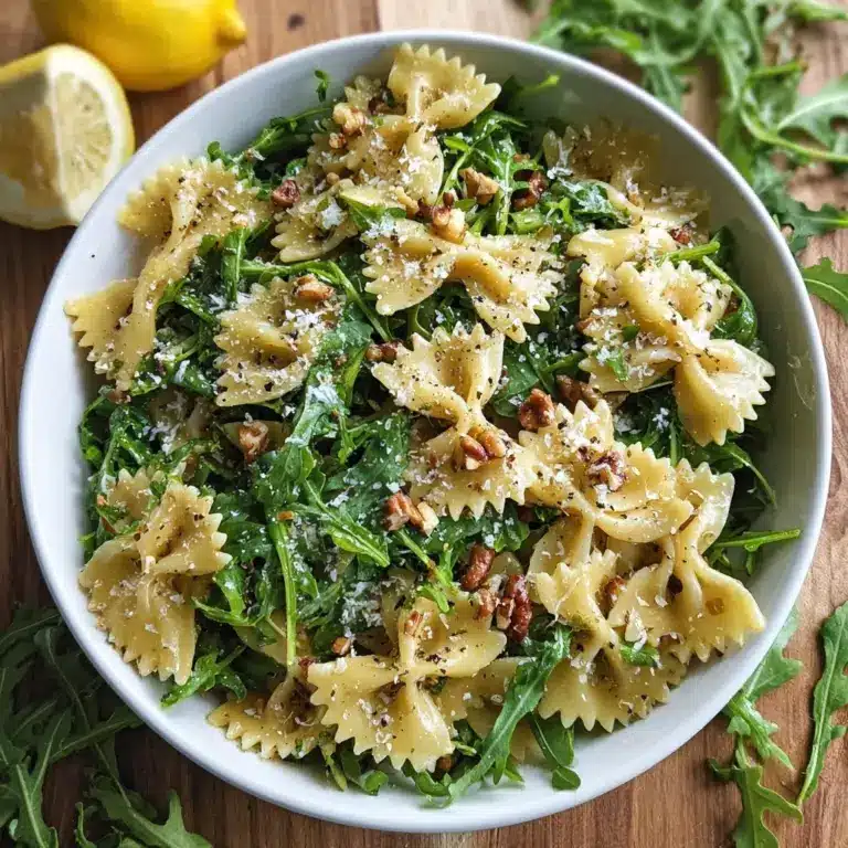 Lemon Arugula Pasta Salad Recipe